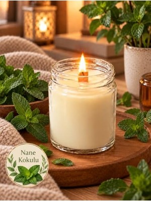 Bomii 210 ml Kokulu Mini Kavanoz Mum - Nane