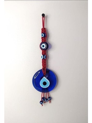 Bomii Cam Nazar Kötü Göz Kovucu Hand Made Ağaç Duvar Dekorasyonu Makrome Nazarlık Duvar Ağaç Ev Süsü