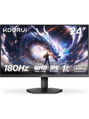 Bomii G2421V 23.8 Inç Monitör, 180Hz Oyun Monitörü, Qhd 2560X1440 Ips, Adaptive-Sync Premium, 2x HDMI 2.0 + Dp 1.4, Vesa 75X75 Mm, E-Spor Monitörler