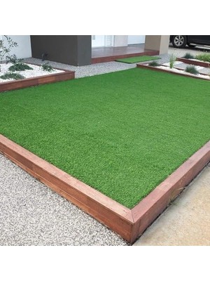 Bomii Kesme Suni Yapay Yeşil Çim Halı 7 mm Balkon Teras Bahçe Dekoratif Kaymaz 250X450 cm