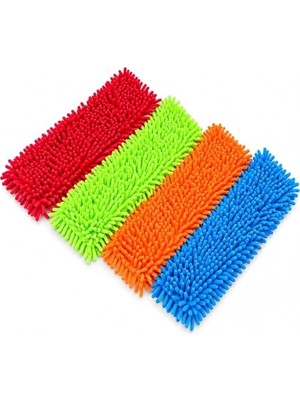 Bomii Kyrotech Makarna Mop Mikrofiber Paspas Yedeği, Evrensel Uyumlu Temizlik Başlığı, Döner Moplar Için, Süper Emici, Iz Tüy Bırakmayan Zemin Aparatı, Islak Kuru Şönil Bez, Asorti 50 cm