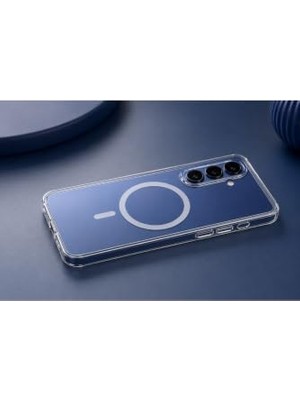 Bomii Galaxy S26 Fe Için Sararmaz Şeffaf Magsafe ile Uyumlu Telefon Kılıfı Sert Pc Darbe ve Çizilme Korumalı Kamera Koruyucu