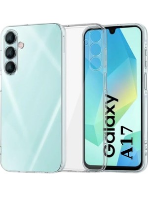 Bomii [şeffaf Kılıf ]premium Clear Case - Android Samsung A17 ile Uyumlu, Esnek Silikon Tam Kalıp Şok Emici Özellikli Kolay Tuş Hassasiyeti Şeffaf Kılıf (Şeffaf, Samsung A17)