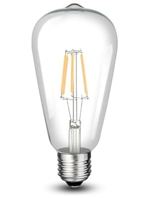 Marmara Avm LED Ampul, Cata CT-4353 Edison 8W E27 Duy Günışığı 3200K Rustik Filament
