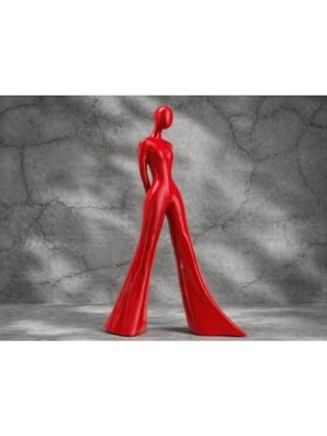 Marmara Avm Soyut Kadın Figürü – 23 cm Modern Heykel, Dekoratif Biblo