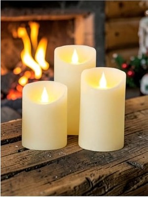 Bomii 3'lü LED Set Mum Pilli