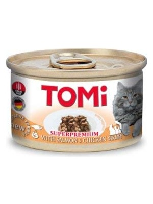Tomi Kedi Somonlu Tavuklu Yaş Mama 85G