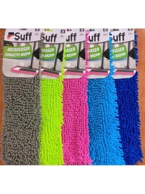Marmara Avm 1 Adet Nemli ve Kuru Makarna Mop Ucu Mikrofiber Paspas Yedeği 40 cm