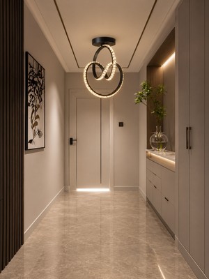 Markatech Elin Siyah Cristalya Serisi Modern Plafonyer 3 Renk Ledli Avize