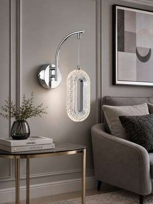Markatech Eleni Krom 3 Renk LED Aplik