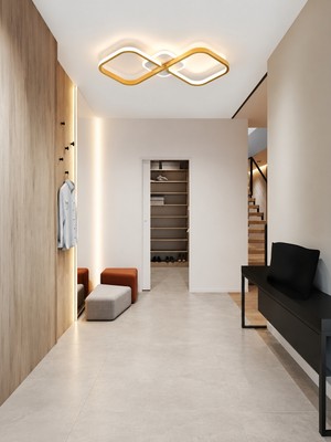 Markatech Beliz Mimari Tasarım Modern Plafonyer 3 Renk Ledli Avize