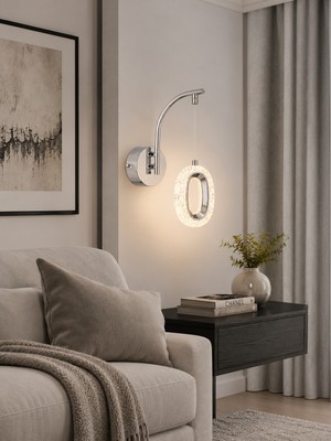 Markatech Nobel Krom 3 Renk LED Aplik