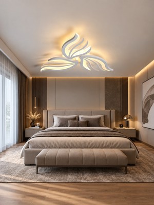 Markatech MS57005-3 Beyaz 3'lü 3 Renk LED Plafonyer Avize