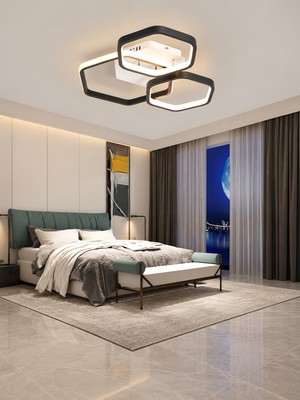 Markatech Alize Mimari Tasarım Modern 3'lü Plafonyer 3 Renk Ledli Avize