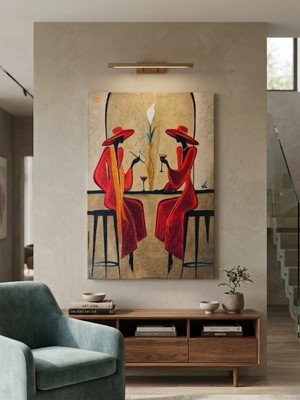 Ahmet Muratoğlu Tablo 60X90 cm Büyük Boy Kafe ve Salon Hediyelik Duvar Aksesuarı