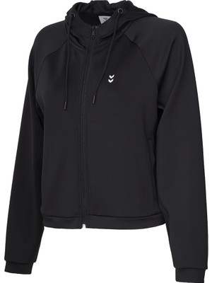 Hummel Liliac Kadın Siyah Kapüşonlu Ceket