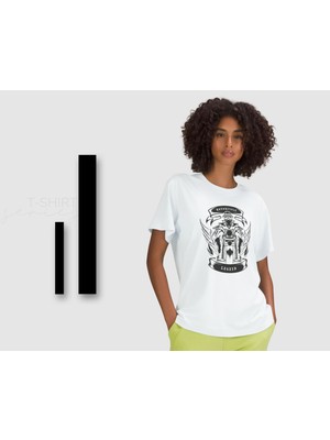 Bk Gift Motorsiklet Tasarımlı Kadın Beyaz T-Shirt -4, Arkadaşa Hediye, Doğum Günü Hediyesi, Sevgili Hediyesi Small