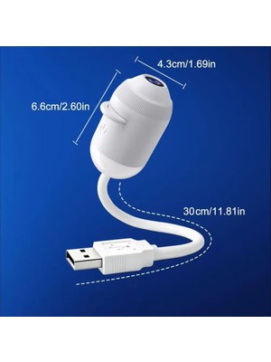 İraş Avm 24 Farklı Desenli USB LED Projektör Gece Lambası 360 Derece Ayarlanabilir Yıldız Galaksi