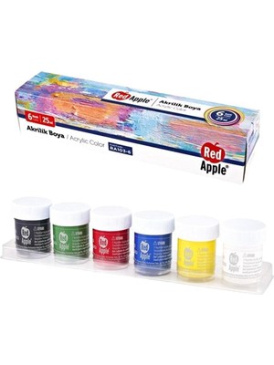 Tr Akrilik Boya 25 ml Sıralı Set 6 Lı Ra6 [ra6]