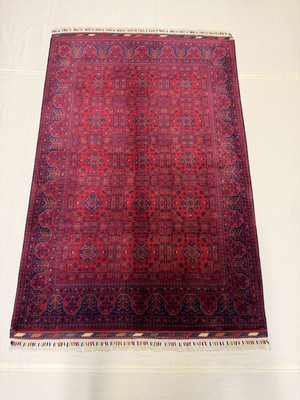 El Dokuma Afgan Halı Biljik Kök Boya 123 x 180  cm