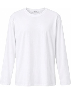 Tubia Kadın Beyaz Renk Basic Uzun Kollu T-Shirt