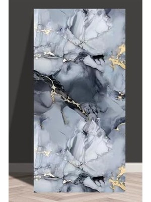 Ceylan Adam 10 Adet 60X30 Kendinden Yapışkanlı Pvc Duvar Paneli, Siyah, 30 x 61
