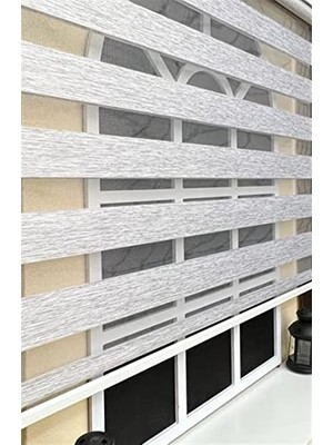 Ceylan Adam Zebra Stor Perde Gri Stb 400V04-D