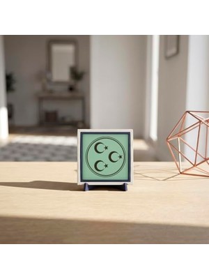 Ceylan Adam Modern Üç Hilal Tasarımlı Hatıra Obje 10X10 cm