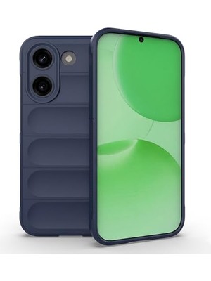 Ceylan Adam Xiaomi Poco X8 Pro ile Uyumlu Kılıfı Silikon Yumuşak Esnek Mat Kamera Lens Korumalı Ince Kapak Etnik Lacivert