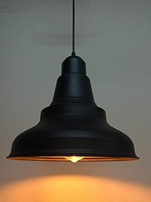 Ceylan Adam Rsylight Retro Metal Sarkıt Avize Rustik Tekli Sarkıt Siyah Cafe Mutfak Aydınlatma Siyah RYS000110
