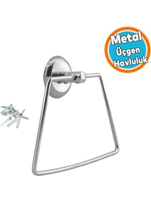 Ceylan Adam Havluluk, Metal Bez Aparatı Lavabo Banyo Mutfak Aparat Standı Bez Havlu Askısı Vidalı Krom Paslanmaz