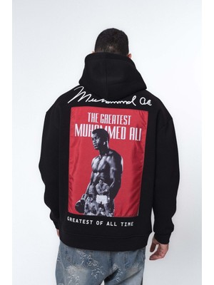 Hai Collection Haı Collectıon Oversize Siyah Sweatshirt - %100 Pamuk Unisex
