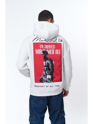 Hai Collection Haı Collectıon Beyaz Oversize Sweatshirt Unisex Pamuk