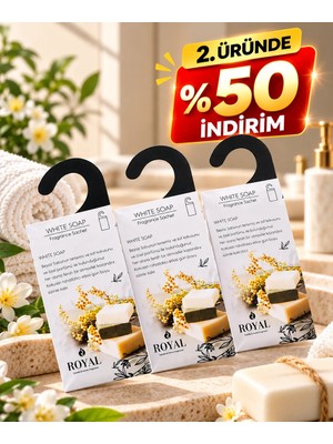 Royal Mum Beyaz Sabun Kokulu Kese