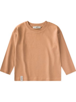 Cigit Mevsimlik Basic T-Shırt 2-10 Yaş Camel