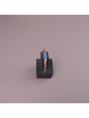 Lapisdo Lapis Lazuli Doğal Taşlı Bakır Bileklik