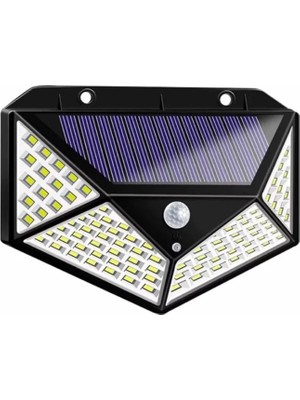 Ttt If Solar Hareket Sensörlü Duvar Lambası 100 LED