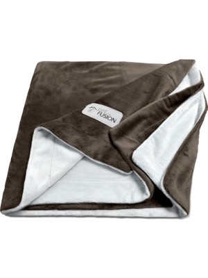 Str Store Premium Evcil Hayvan Örtüsü, Köpek ve Kediler Için Çeşitli Boyutlarda, Ters Çevrilebilir Mikro PELÜŞ,%100 Yumuşak Polyester, Kahverengi, Büyük (53 x 41) (PF-PB1B)