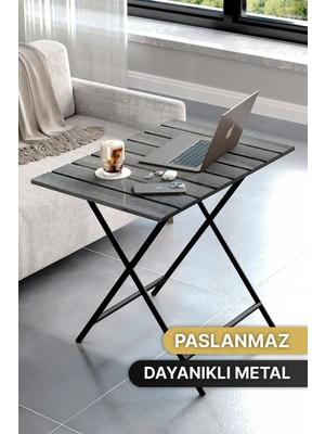 Bino Çalışma Masası Metal Ayaklı Ders Çalışma Masası Ahşap Masa Kamp Masası Mutfak Masası Şık Ofis Masası