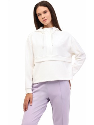 Lumberjack Kadın Sweatshirt 17ROSA Ekru