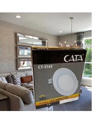 Tr CT-5145 6 Watt 3 Inç Slim LED Panel ARMATÜR%100 Alüminyum [gün Işığı]