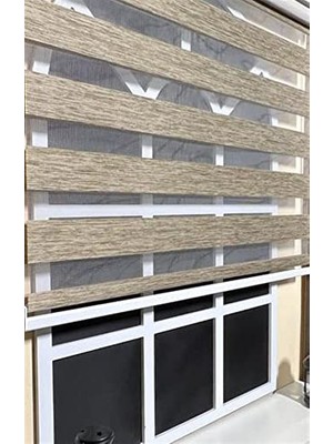 Kadıoğlu Ticaret Zebra Stor Perde Kahverengi Stb 400V05-D