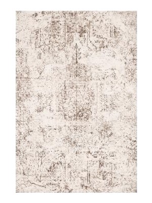 Kadıoğlu Ticaret Sina Klasik Desenli Jüt Taban Dokuma Halı, Salon, Oturma ve Yatak Odası Için, Kahverengi, 120X180 cm