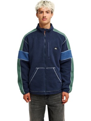 Quiksilver Clean Coast Block Fz Erkek Mavi Polar