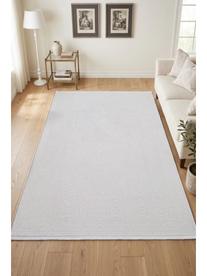 Merinos Arden %100 Akrilik Saçaklı Yumuşak Dokulu Modern Salon Oturma Odası Halısı 73395-60