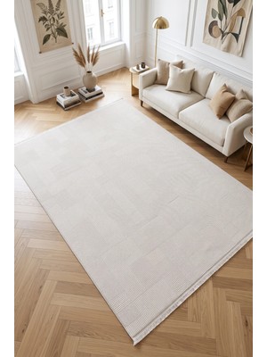 Merinos Arden %100 Akrilik Saçaklı Yumuşak Dokulu Modern Salon Oturma Odası Halısı 72487-60