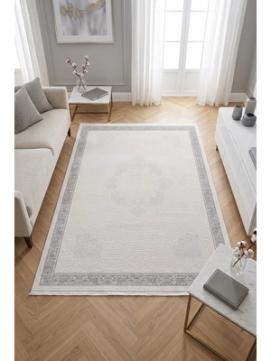 Merinos Arden %100 Akrilik Saçaklı Yumuşak Dokulu Modern Salon Oturma Odası Halısı 73395-97