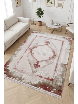 Dinarsu Merinos Arora %100 Akrilik Premium Yumuşak Dokulu Saçaklı Kalın Modern Salon Oturma Odası Halısı 31887-10