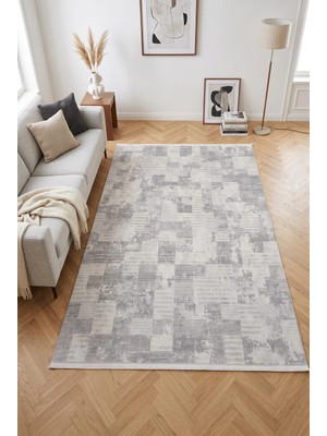 Merinos Arden %100 Akrilik Saçaklı Yumuşak Dokulu Modern Salon Oturma Odası Halısı 72487-95