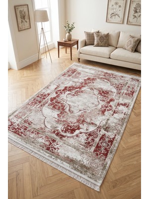 Dinarsu Merinos Arora %100 Akrilik Premium Yumuşak Dokulu Saçaklı Kalın Modern Salon Oturma Odası Halısı 31889-10